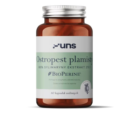 Sylimaryna+Bioperine UNS Vitamins - 60 caps Sylimaryna+Bioperine UNS Vitamins - 60 caps