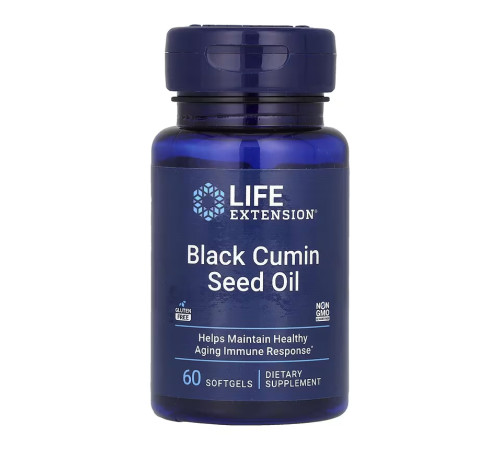 Олію з насіння чорного кмину Black Cumin Seed Oil - 60 капсул Олію з насіння чорного кмину Black Cumin Seed Oil - 60 капсул
