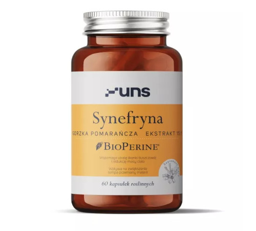 Synefryna+Bioperine UNS Vitamins - 60 caps Synefryna+Bioperine UNS Vitamins - 60 caps