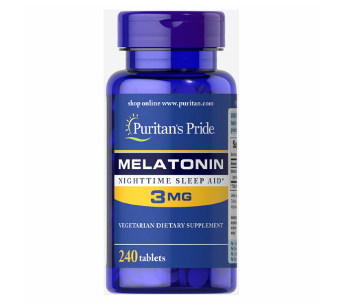 Мелатонін (Melatonin) 3мг - 240 таблеток Мелатонін (Melatonin) 3мг - 240 таблеток