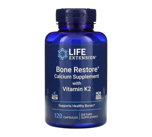 Вітаміни для кісток Bone Restore with Vitamin K2 - 120 капсул