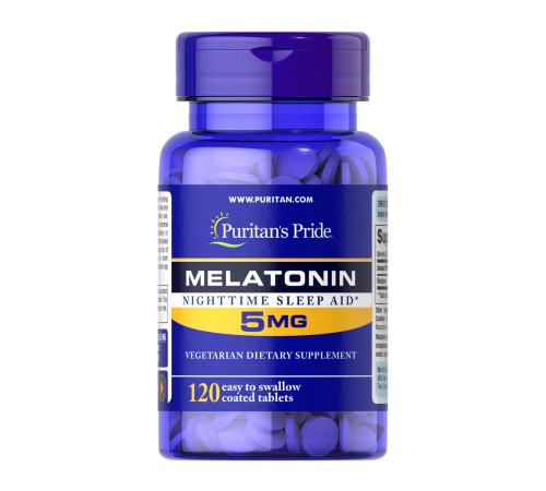 Мелатонін (Melatonin) 5мг - 120 таблеток Мелатонін (Melatonin) 5мг - 120 таблеток