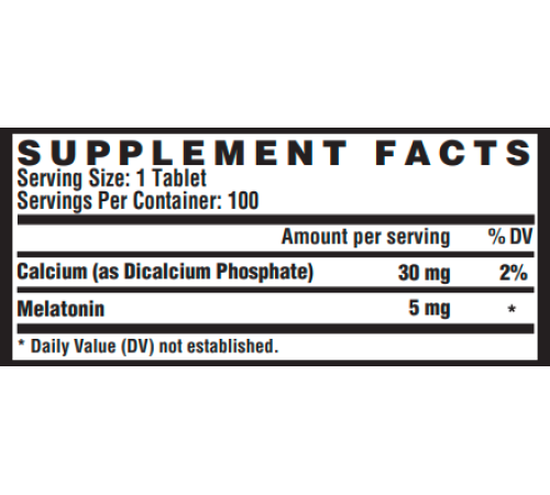 Melatonin 5 mg - 100ct
