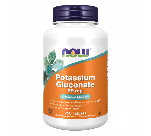 Калію глюконат (Potassium Gluconate) 99мг - 250 таблеток Калію глюконат (Potassium Gluconate) 99мг - 250 таблеток