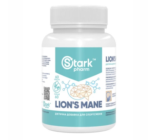 Екстракт лев'ячої гриви Pharm Lions Mane 500мг - 60 капсул Екстракт лев'ячої гриви Pharm Lions Mane 500мг - 60 капсул