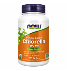 Organic Chlorella Now Foods 500mg - 200 tabs