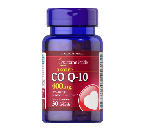 Коензим Q-10 (Q-SORB™ Co Q-10) 400мг - 30 капсул Коензим Q-10 (Q-SORB™ Co Q-10) 400мг - 30 капсул