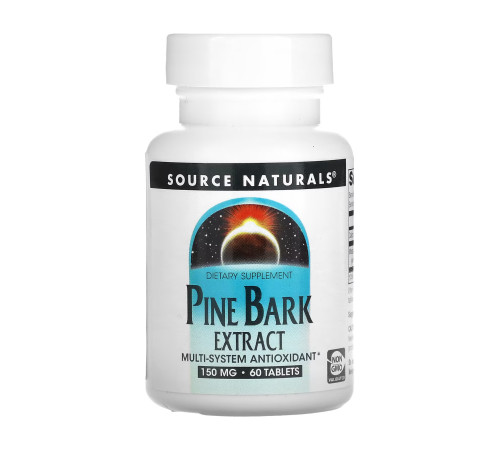 Екстракт кори сосни (Pine Bark Extract) 150мг - 60 таблеток Екстракт кори сосни (Pine Bark Extract) 150мг - 60 таблеток