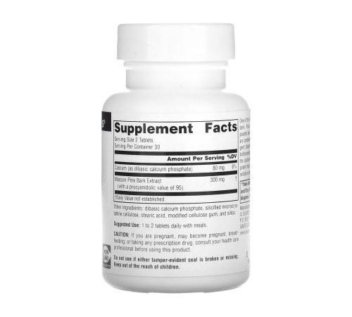 Екстракт кори сосни (Pine Bark Extract) 150мг - 60 таблеток Екстракт кори сосни (Pine Bark Extract) 150мг - 60 таблеток