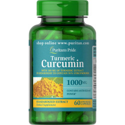 Куркумін Turmeric Curcumin 1000мг with Bioperine 5мг - 60 капсул