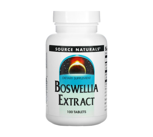 Концентрат екстракту босвелії Boswellia Extract - 100 таблеток Концентрат екстракту босвелії Boswellia Extract - 100 таблеток