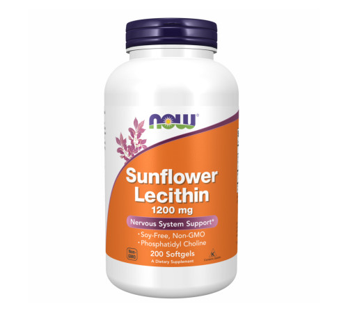 Соняшниковий лецитин (Sunflower Lecithin) 1200мг - 200 капсул Соняшниковий лецитин (Sunflower Lecithin) 1200мг - 200 капсул