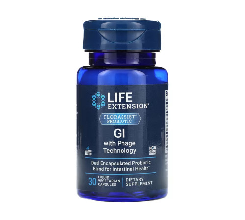 Пробіотик LE FLORASSIST® GI with Phage Technology - 30 капсул Пробіотик LE FLORASSIST® GI with Phage Technology - 30 капсул