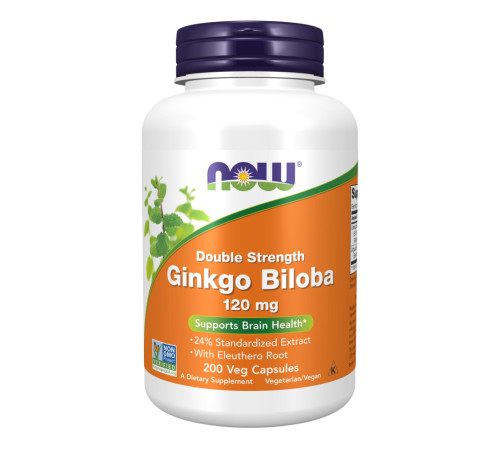 Гінкго білоба (Ginkgo Biloba) 120мг - 200 капсул Гінкго білоба (Ginkgo Biloba) 120мг - 200 капсул