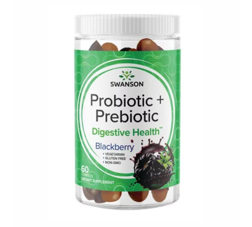 Probiotic + Prebiotic Blackberry - 60 Gummies Probiotic + Prebiotic Blackberry - 60 Gummies
