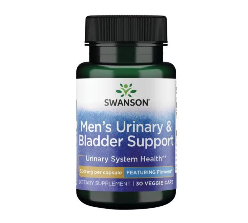 Mens Urinary Bladder Support 500mg - 30vegcaps Mens Urinary Bladder Support 500mg - 30vegcaps