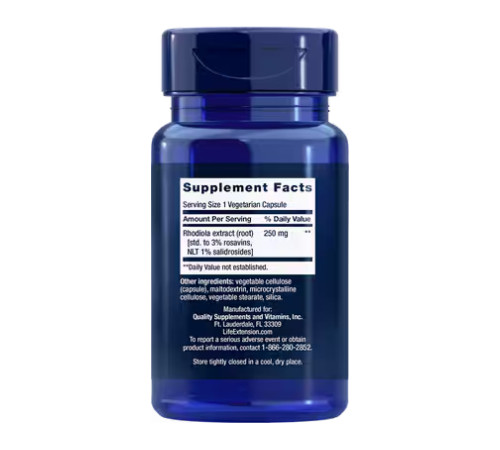 Родіола Rhodiola Extract 250мг - 60 капсул Родіола Rhodiola Extract 250мг - 60 капсул