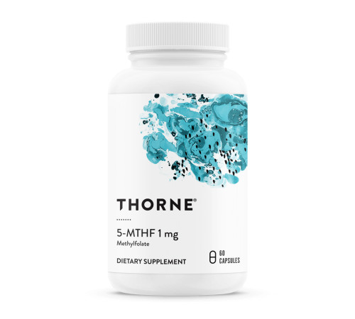 Фолієва кислота Thorne 5-MTHF 1мг - 60 капсул Фолієва кислота Thorne 5-MTHF 1мг - 60 капсул
