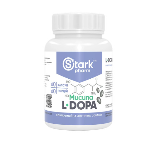 Екстракт мукуни L-Dopa Mucuna 400мг - 60 капсул Екстракт мукуни L-Dopa Mucuna 400мг - 60 капсул
