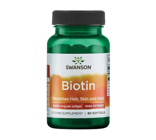 Biotin High Potency 10,000 mcg - 60sgels Biotin High Potency 10,000 mcg - 60sgels