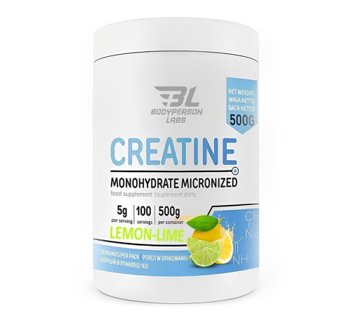Креатин Creatine monohydrate - 500г Лимонний лайм Креатин Creatine monohydrate - 500г Лимонний лайм