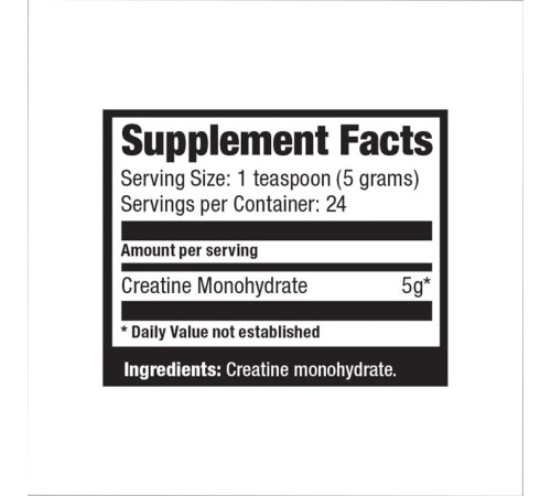 Creatine Monohydrate Ultimate Nutrition - 120g Creatine Monohydrate Ultimate Nutrition - 120g