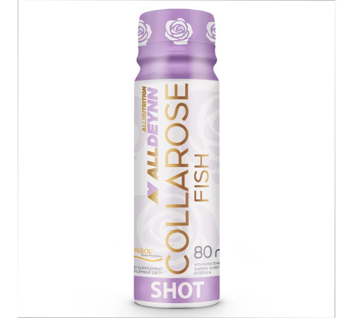 Alldeynn Collarose Fish Shot Allnutrition - 12x80ml Orange Cherry Alldeynn Collarose Fish Shot Allnutrition - 12x80ml Orange Cherry