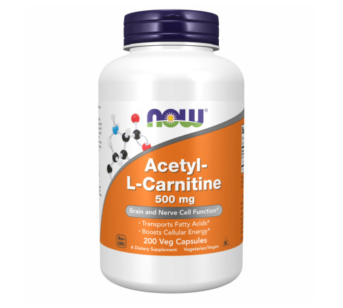 Ацетил-L-карнітин (Acetyl L-Carnitine) 500мг - 200 капсул Ацетил-L-карнітин (Acetyl L-Carnitine) 500мг - 200 капсул
