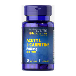 Ацетил L-карнітин (Acetyl L-Carnitine) 500мг - 30 капсул
