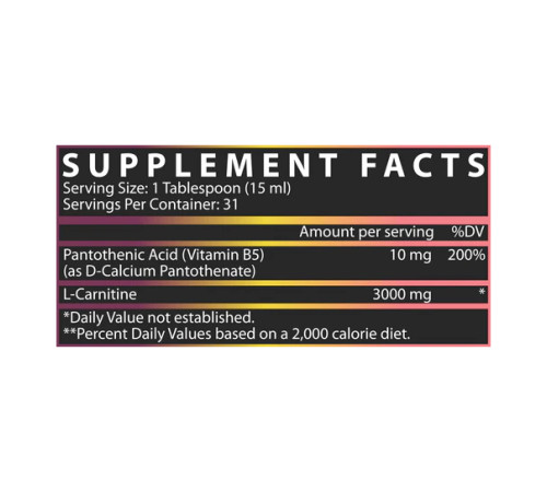 Рідкий L карнітин (Liquid L-Carnitine 3000) - 465мл Маракуйя гуава Рідкий L карнітин (Liquid L-Carnitine 3000) - 465мл Маракуйя гуава
