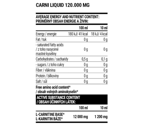 Carni 120000 - 1000ml Raspberry Carni 120000 - 1000ml Raspberry