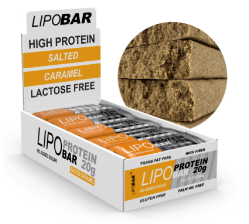 Lipobar - 20x50g Salted caramel