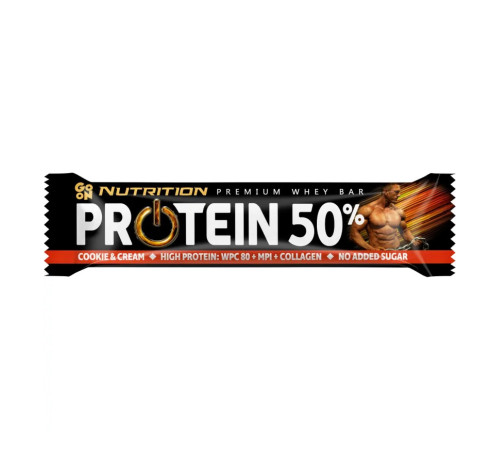 Protein Bar 50% - 24x40g Cookie Cream