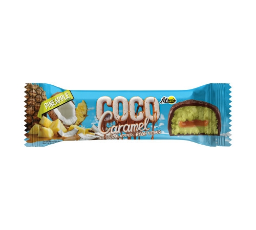 Кокосовий батончик Coco Caramel - 20x40г Ананас Кокосовий батончик Coco Caramel - 20x40г Ананас