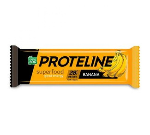 Протеїновий батончик Fresh Box ProteLine - 24x40г Банан Протеїновий батончик Fresh Box ProteLine - 24x40г Банан