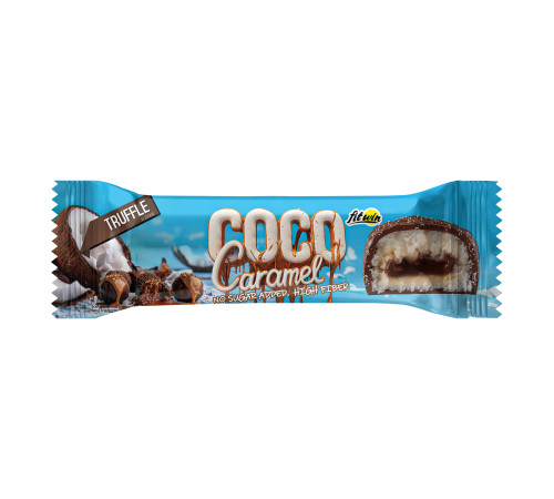 Кокосовий батончик Coco Caramel - 20x40г Трюфель Кокосовий батончик Coco Caramel - 20x40г Трюфель
