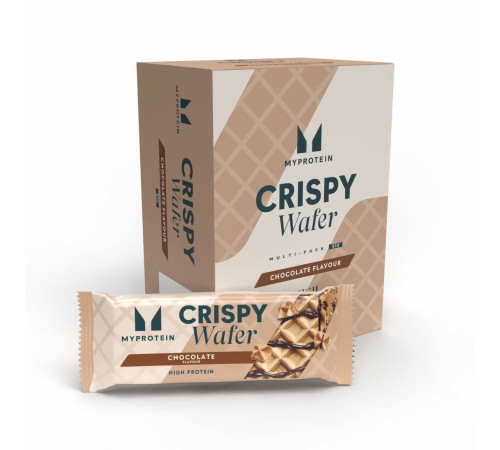 Протеїнова вафля Crispy Wafers - 10x42г Шоколад Протеїнова вафля Crispy Wafers - 10x42г Шоколад