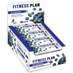 Батончики мюслі Fitness Plan Muesli Bar - 30x25г Чорниця