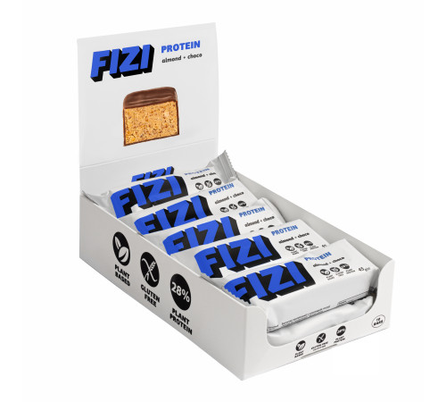 FIZI Protein Bar - 10х45g Almond-Choco FIZI Protein Bar - 10х45g Almond-Choco