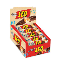 Батончики LEO BAR - 20x50г Карамельний шоколад