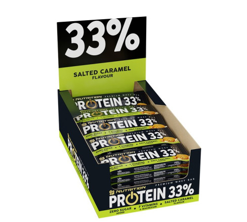 Protein 33% Bar - 25x50g Salted caramel Protein 33% Bar - 25x50g Salted caramel