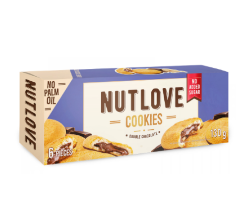 Nutlove Cookies -130g Double Chocolate Nutlove Cookies -130g Double Chocolate