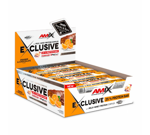 Exclusive Protein Bar - 12x85g Orange Chocolate Exclusive Protein Bar - 12x85g Orange Chocolate