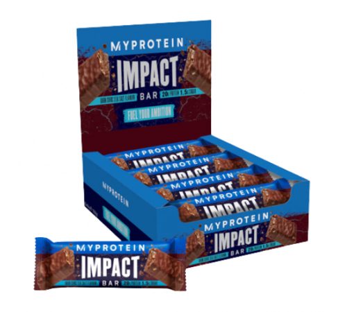 Impact Protein Bar - 12x64g Dark Chocolate Sea Salt Impact Protein Bar - 12x64g Dark Chocolate Sea Salt