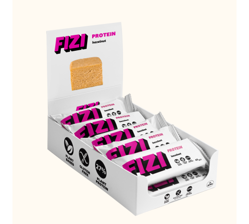 FIZI Protein Bar - 10х45g Hazelnut FIZI Protein Bar - 10х45g Hazelnut