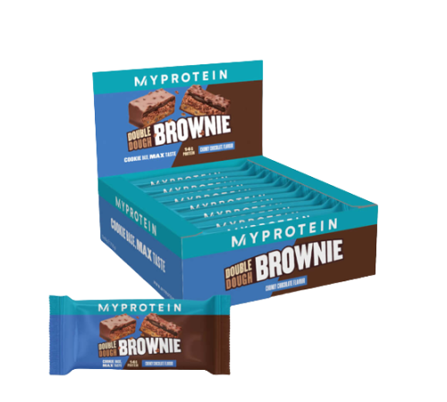 Double Dough Brownie - 12x60g Chunky Chocolate