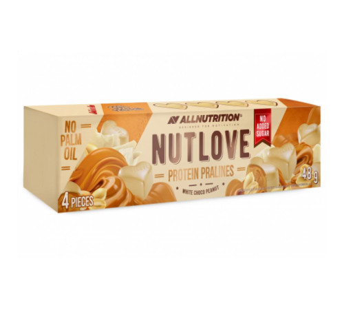 Nut Love 4Pieces - 48g White Choco Peanut
