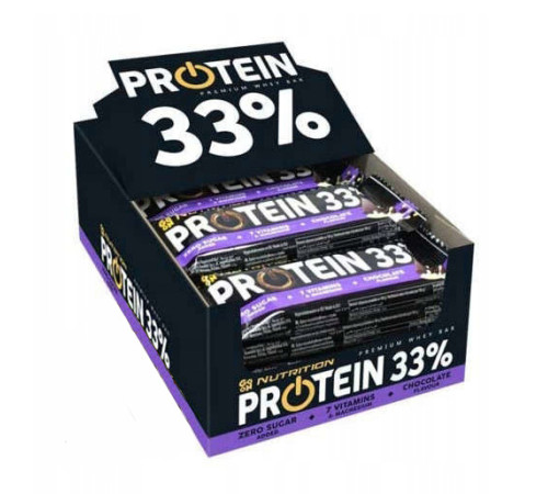 Protein 33% Bar - 25x50g Chocolate Protein 33% Bar - 25x50g Chocolate