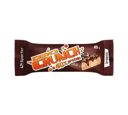 Zero Crunch 40% Protein 24x45g Brauni