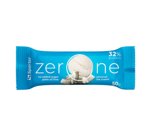 ZerOne - 25x50g Сoconut ice cream ZerOne - 25x50g Сoconut ice cream